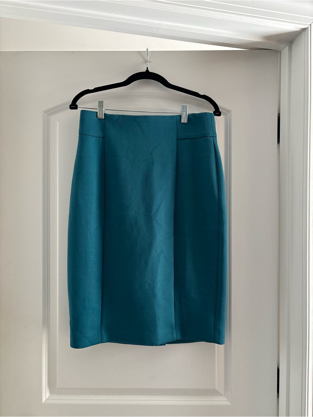 Ann Taylor Teal Pencil Skirt - Classic Tailored Silhouette